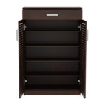 Shoe cabinet Sante 20 pairs antique walnut 80x37x123cm - Слика 4