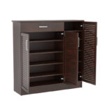 Shoe cabinet Sante 30 pairs walnut 120x37x123cm - Слика 2