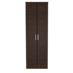 Shoe cabinet Sante 21 pairs walnut 60x37x183cm - Слика 3