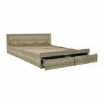 Semi-double bed Olympus with drawer castillo-oak 140x200cm - Слика 4