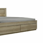 Semi-double bed Olympus with drawer castillo-oak 140x200cm - Слика 5