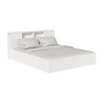 Double bed Olympus in antique white colour 160x200 cm