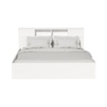 Double bed Olympus in antique white colour 160x200 cm - Image 3
