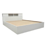 Double bed Olympus in antique white colour 160x200 cm - Image 4