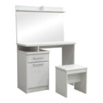 Dressing table with mirror Olympus in white colour 90.5x39.5x75cm