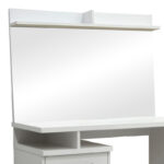 Dressing table with mirror Olympus in white colour 90.5x39.5x75cm - Image 3