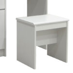 Dressing table with mirror Olympus in white colour 90.5x39.5x75cm - Image 4