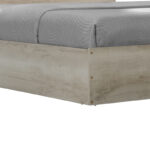 OLYMPUS double bed in castilo oak color 140x200cm - Слика 3