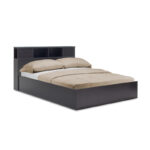 OLYMPUS double bed in wenge color 140x200cm