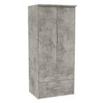 Student bedroom furniture package OLYMPUS A set of 5 pieces in antique anthracite shade - Слика 4