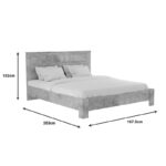 Student bedroom furniture package OLYMPUS A set of 5 pieces in antique anthracite shade - Слика 6