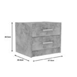 Student bedroom furniture package OLYMPUS I set of 3 pieces in antique anthracite shade - Слика 6
