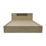 OLYMPUS double bed in light oak color 140x200cm - Image 3