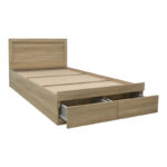 Bed Olympus with drawer in sonoma 120x200cm - Слика 4