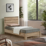 Bed Olympus in sonoma colour 100x200 - Image 2