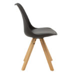 Chair Caron PP black-natural leg - Слика 3