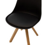 Chair Caron PP black-natural leg - Слика 6