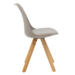 Chair Caron PP grey-natural leg - Слика 3