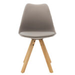 Chair Caron PP grey-natural leg - Слика 4
