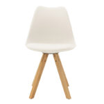 Caron chair PP white-natural leg - Слика 4
