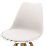 Caron chair PP white-natural leg - Слика 5