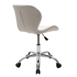Office chair Frea II PU in white color - Слика 3