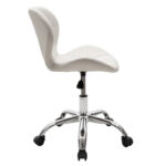 Office chair Frea II PU in white color - Слика 4