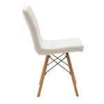 Chair Cian II PU white-oak leg - Слика 3