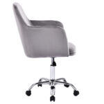 Office chair Xever velvet grey - Image 3
