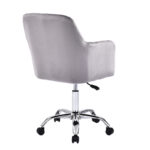 Office chair Xever velvet grey - Image 5