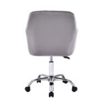 Office chair Xever velvet grey - Image 6