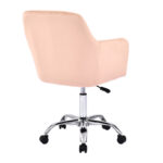 Office chair Xever pink velvet - Слика 2