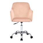Office chair Xever pink velvet - Слика 4