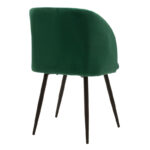 Armchair Oasis velvet dark green - black legs - Image 2