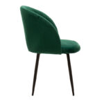 Armchair Oasis velvet dark green - black legs - Image 3