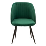 Armchair Oasis velvet dark green - black legs - Image 4