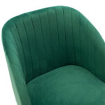 Armchair Oasis velvet dark green - black legs - Image 6