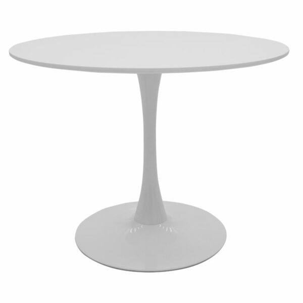 Dining table Balou MDF white D100x75cm