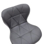Bar stool Coozy with pu  in black color metal chrome - Image 6