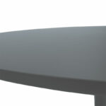 Dining table Balou MDF dark grey matte D100x75cm - Image 3