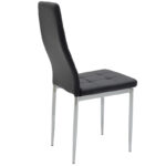 Chair Cube PU black-chrome leg - Image 2