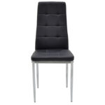 Chair Cube PU black-chrome leg - Image 3