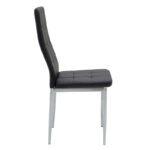 Chair Cube PU black-chrome leg - Image 4