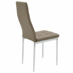 Chair Cube PU mocha-chrome leg - Image 2