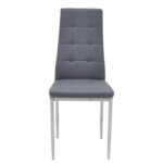 Chair Cube PU grey-chrome leg - Слика 3