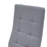 Chair Cube PU grey-chrome leg - Слика 5