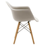 Armchair Julita Propylene grey - oak - Image 3