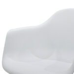 Propylene armchair Julita white - oak - Слика 5
