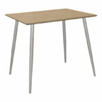 Dining table Cuba MDF color sonoma-white 70x70x75cm