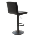Bar stool Remina folding black pu-black metal 45x53x112cm - Слика 2